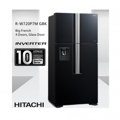 Hitachi- R-W720P7M Glass Black (GBK)